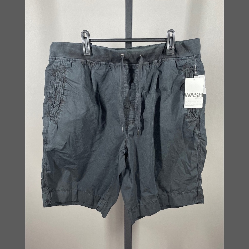 NEW Gap Shorts Mens Large black chino pull on casual summer
